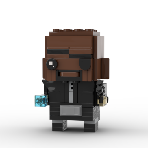 MOC Custom Marvel Nick Fury Brickheadz