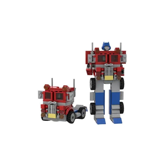 GOBRICKS MOC 168796 Optimus Prime - old Speed Champions scale
