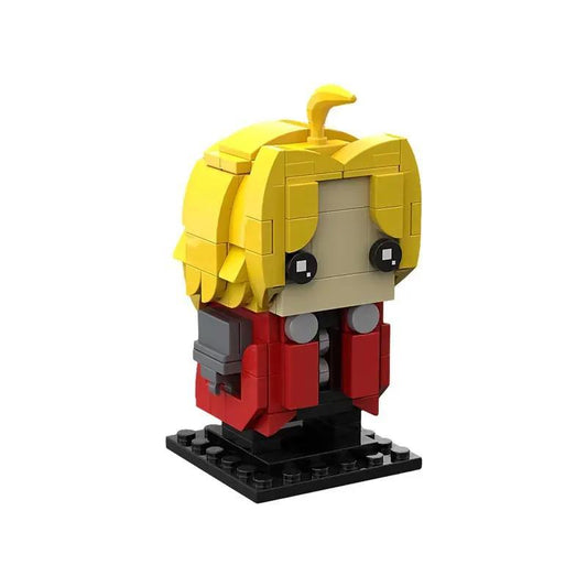 GOBRICKS MOC 162364 Fullmetal Alchemist: Edward "Ed" Elric Brickheadz