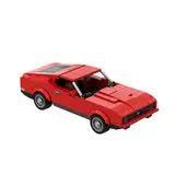 GOBRICKS MOC 138347 1971 Ford Mustang Mach 1