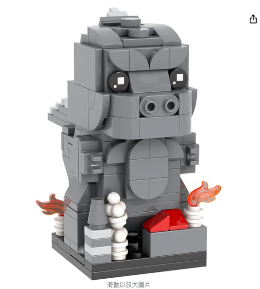 MOC Godzilla vs Kong Brickheadz set