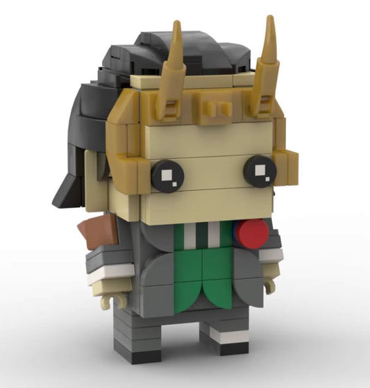 MOC Custom Marvel Loki TV series Brickheadz