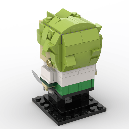 One Piece MOC Zoro BrickHeadz