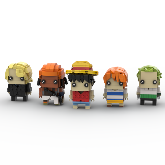 One Piece BrickHeadz - Netflix S1 Edition