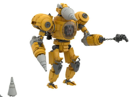 GOBRICKS MOC Titan Drill Man