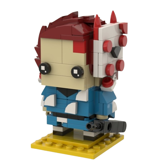 MOC-92441 Tanjiro cloud kimono brickheadz