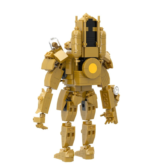 GOBRICKS MOC Titan Clockman