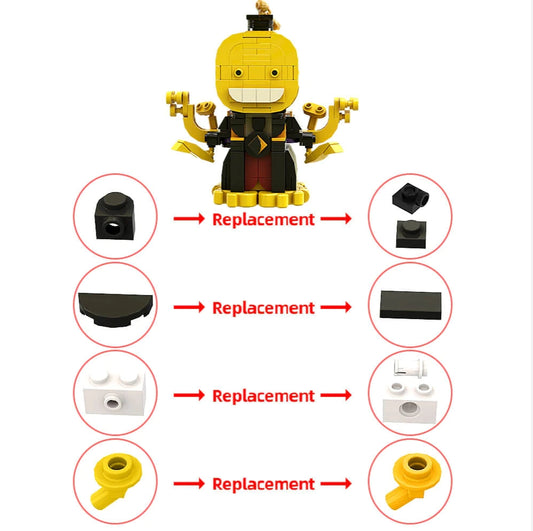 MOC-156637 Koro-sensei - Assassination Classroom BrickHeadz