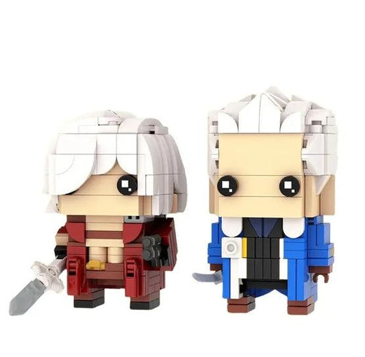 MOC-160653 Dante & Vergil Brickheadz LEGO MOC - Devil May Cry