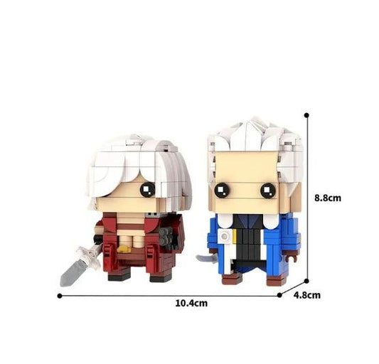 MOC-160653 Dante & Vergil Brickheadz LEGO MOC - Devil May Cry