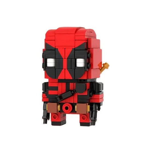 MOC-158435 Deadpool Brickheadz LEGO MOC - Deadpool 3