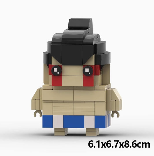 Street Fighter 2 MOC Brickheadz