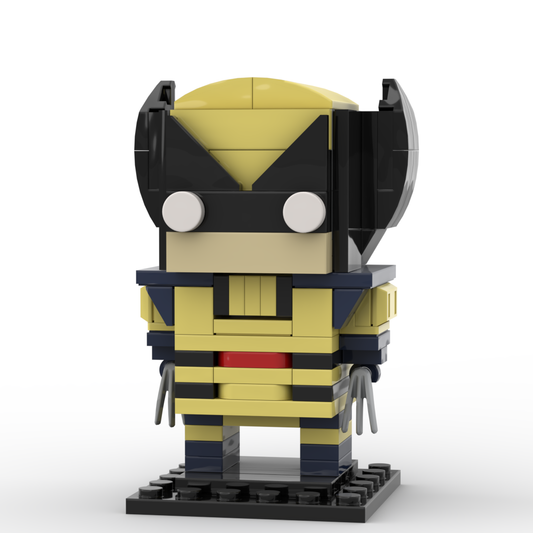 MOC Custom Marvel Wolverine Brickheadz