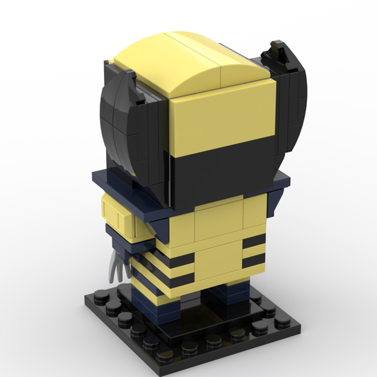 MOC Custom Marvel Wolverine Brickheadz