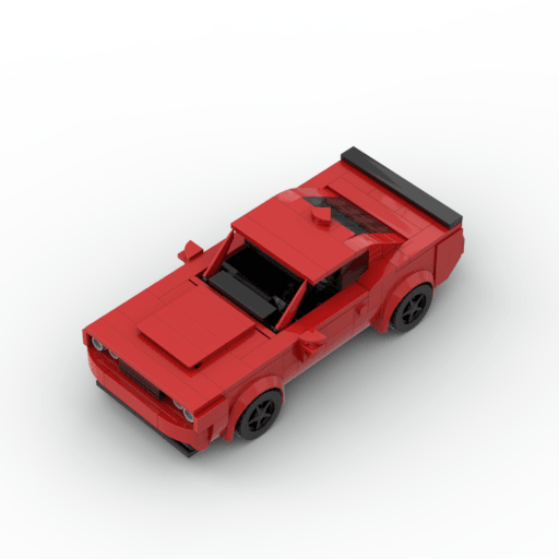 MOC Dodge Challenger LEGO Speed Champions Size