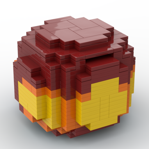 Pixel Iron man Helmet MOC