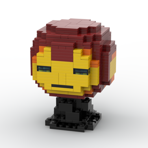 Pixel Iron man Helmet MOC