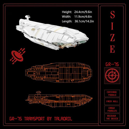 MOC 66706 GR-75 Transport Ship