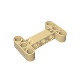 GDS-1002 - Technic Beam 3 x 5 Thick [90 Degrees Offset Centre Beam Holes]