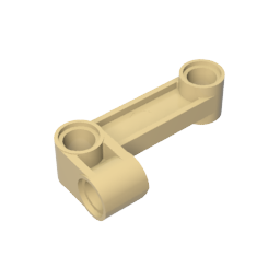 GDS-1003 - Technic Pin Connector Perpendicular 2 x 4 Bent - Beam with 90 Hole Degrees 4.8