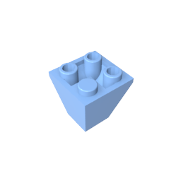 GDS-1040 - Slope Inverted 45 Degrees 2 x 2 Double Convex