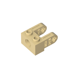 GDS-1073 - Technic Brick 1 x 2 with Hole and Dual Beam Extensions