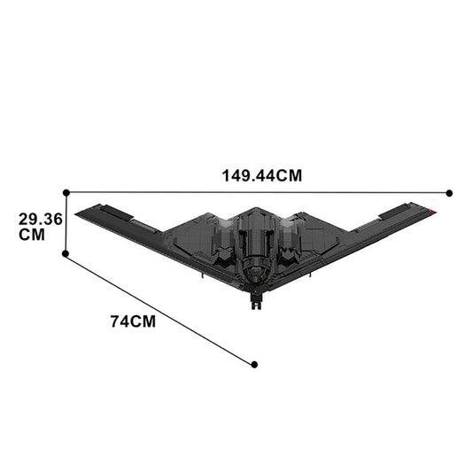 MOC A0833 b-21 stealth bomber