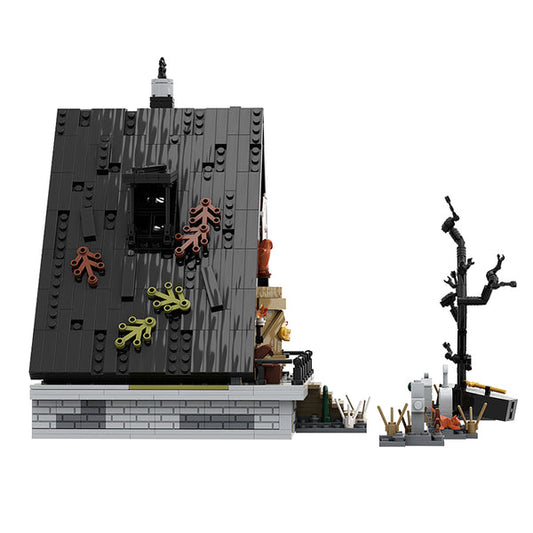 MOC A0242 Halloween A frame house