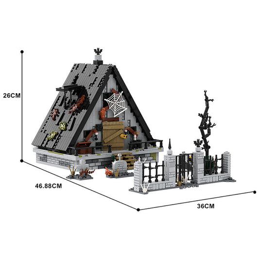 MOC A0242 Halloween A frame house