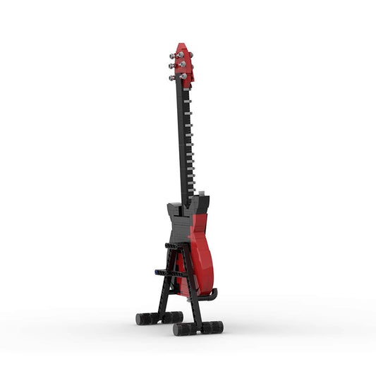 MOC-62847 BMG Brian May custom built Guitar Red Special & Display stand