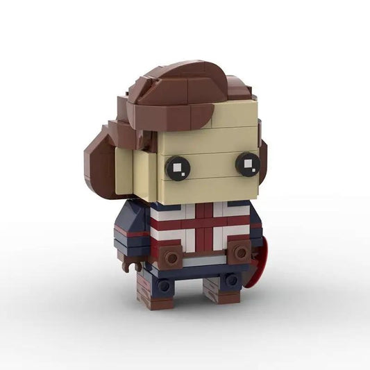 MOC Brickheadz Captain of Marvel