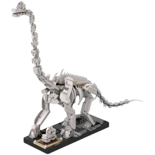 MOC-60925 MOC - Giraffatitan (Brachiosaurus) brancai Skeleton - Little Oskar -Alternative Build for 21320 Dinosaur Fossils