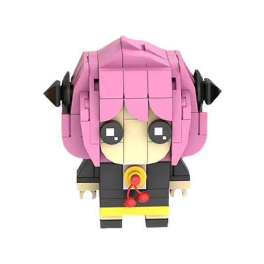 MOC-112345 Anya Forger from SPY x FAMILY, 3X3 Brickheadz