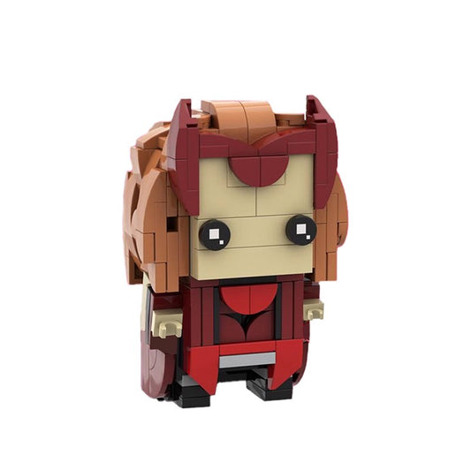 MOC-79839 Scarlet Witch Brickheadz LEGO MOC - Marvel Studios WandaVision & Doctor Strange in the Multiverse of Madness