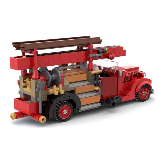 MOC-35195 Vintage Car - Ford V8-85 Fire Truck (1937)