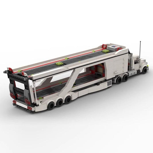 MOC-50003 LT 3 Car Transport Big Rig Truck