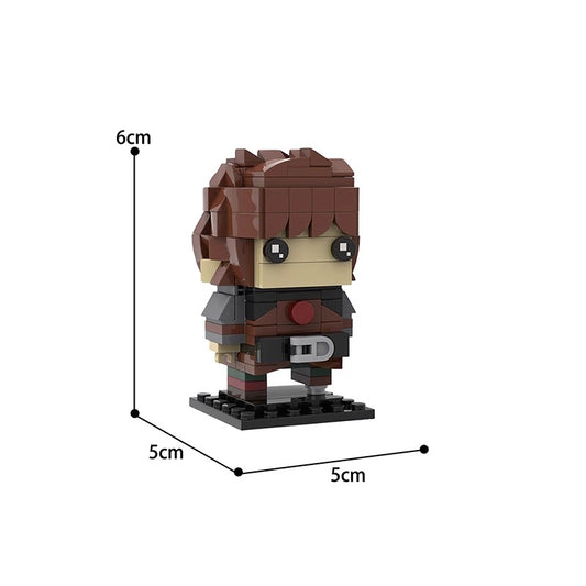 MOC-35892 How To Train Your Dragon Hiccup MOC Brickheadz