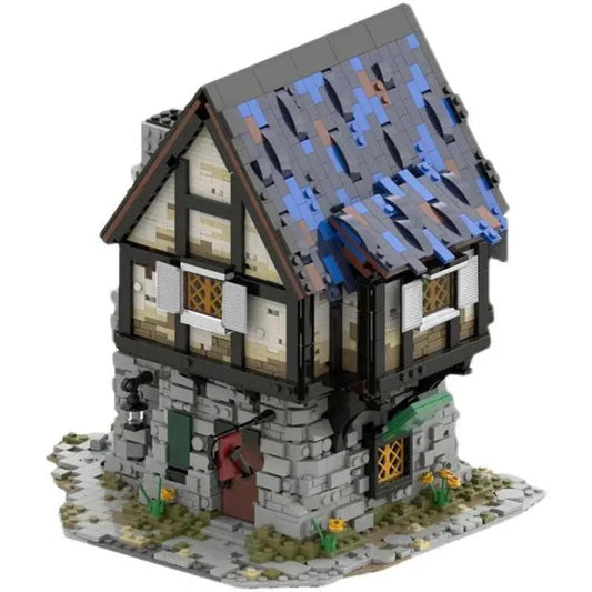 MOC-44070 The Medieval Smithy Modular Building