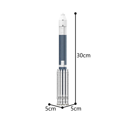 MOC-54675 Delta II with MER rover (Teal version) [Saturn V Scale]