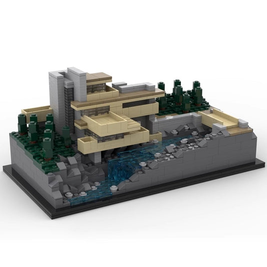 MOC-54905 Fallingwater (Color and Scenery Modification)