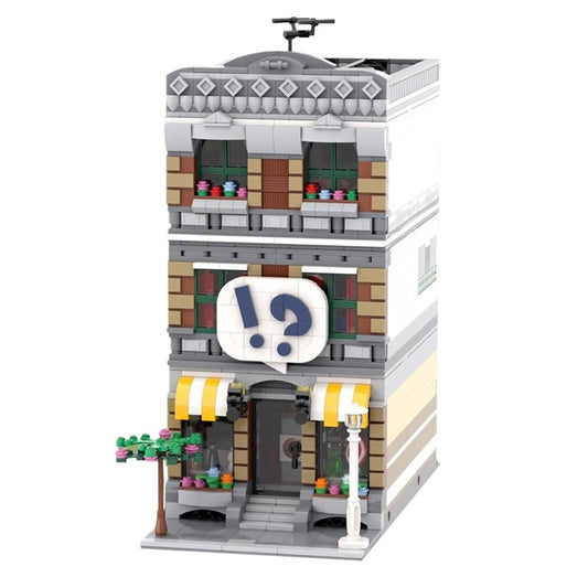 MOC-42895 Modular Comic Shop + Apartment