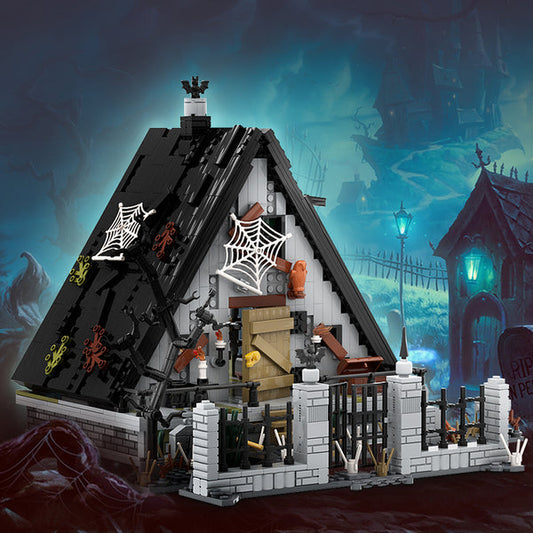 MOC A0242 Halloween A frame house