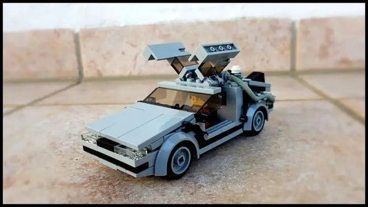 MOC-23436 Delorean from BACK TO THE FUTURE in minifig scale