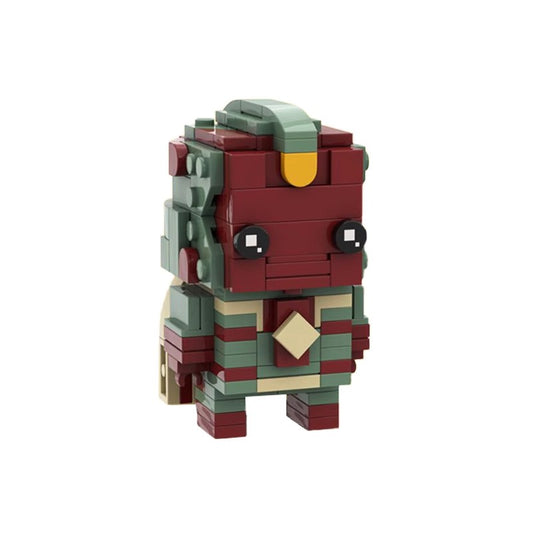 MOC-79725 Vision Brickheadz LEGO MOC - Marvel Studios WandaVision