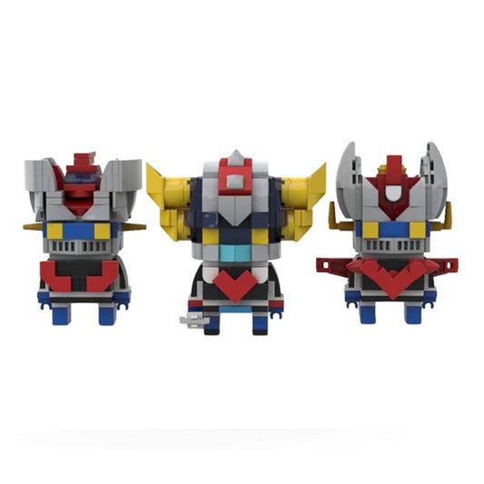 MOC-77462 Lego Brickheadz Robot Pack Mazinger Z,Great Mazinger,Goldrake