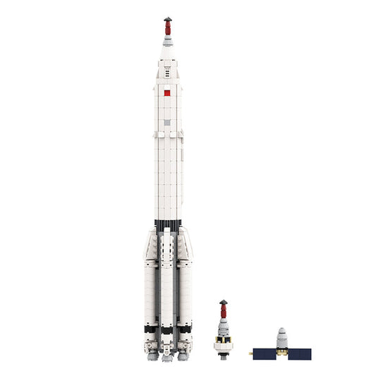 MOC-102952 Proton K [1:110 Saturn V scale] with LK-1 circumlunar spacecraft