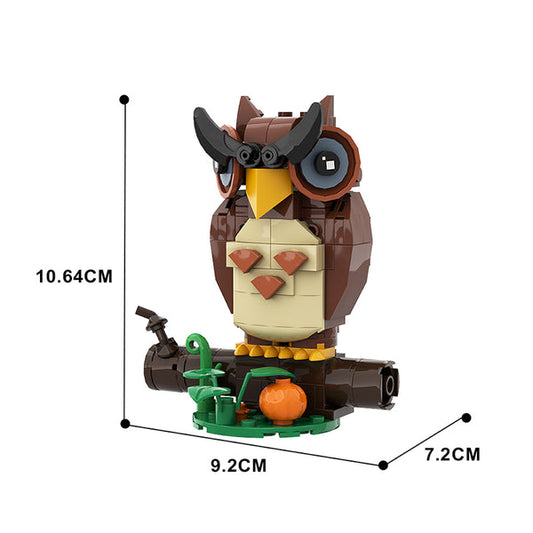 MOC A0606Y01 Halloween Brickhead-Owl