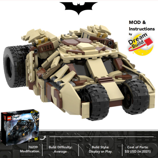 MOC-39006 The Tumbler - Camo Batmobile (76239 MOD)