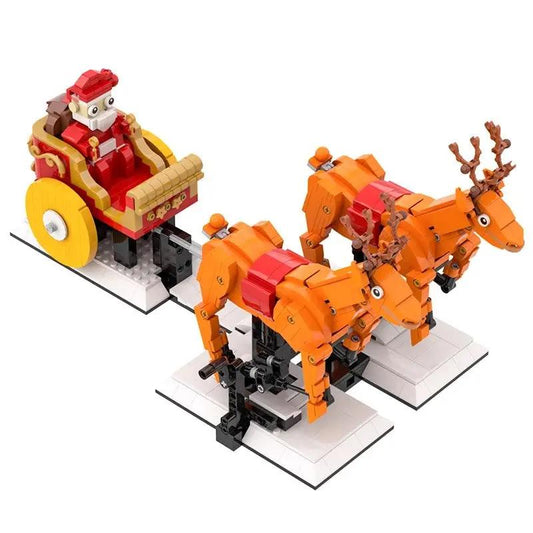 Gift reindeer Santa Claus