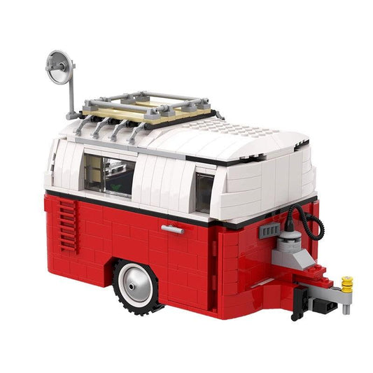 MOC-46121 Caravan / Camping Trailer for 10220 T1 Bus